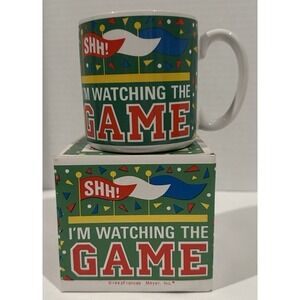 1993 Frances Meyer Inc Coffee Mug 11oz Item 260900 Shh! I'm Watching the Game